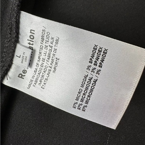 Reformation Black High-Waisted Flare Pants - Picture 8 of 8